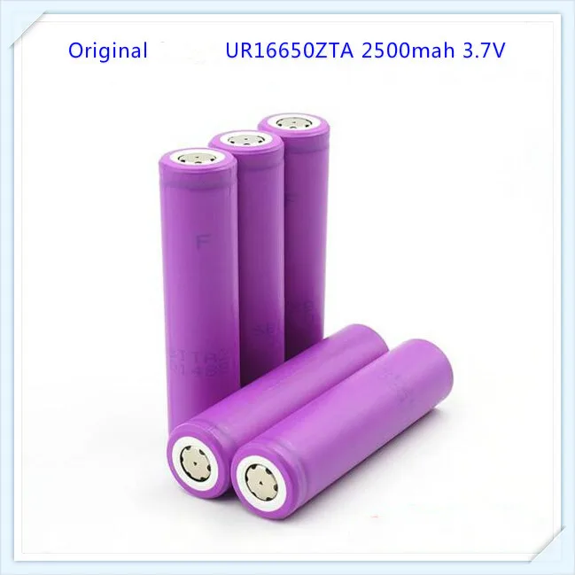 Real capacity Vbatty for Sanyo UR16650ZTA 16650 2500mah 3.7V rechargeable Li-ion battery with flat top(2 pcs/lot)
Real capacity Vbatty for Sanyo UR16650ZTA 16650 2500mah 3.7V rechargeable Li-ion battery with flat top(2 pcs/lot)