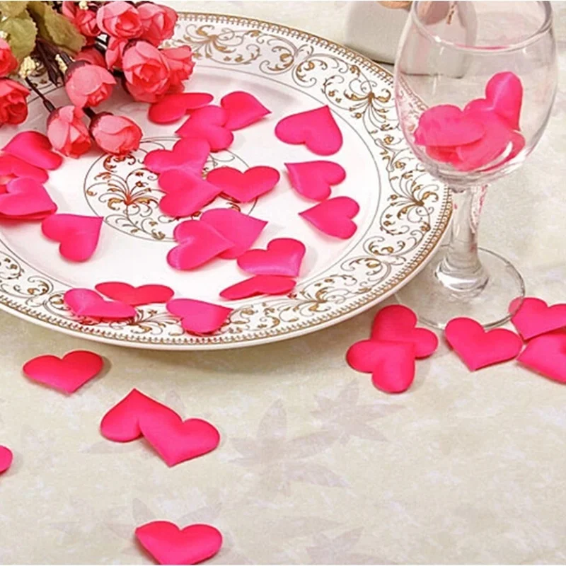 100 pcs/bag 3.2*2.5 cm Heart Shape Wedding Decor Throwing Heart Petals Wedding Table Decoration Valentines Day Party Supply
100 pcs/bag 3.2*2.5 cm Heart Shape Wedding Decor Throwing Heart Petals Wedding Table Decoration Valentines Day Party Supply