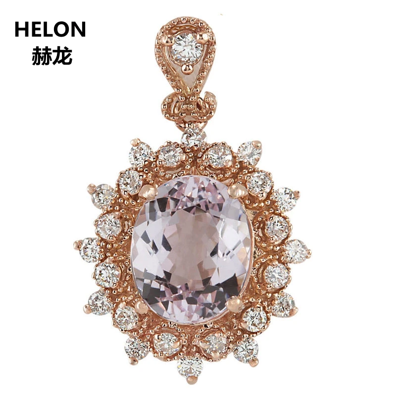 Solid 14k Rose Gold Engagement Wedding Ring for Women 1.2ct 100% SI/H Full Cut Natural Diamonds Morganite Ring Valentine Gift
Solid 14k Rose Gold Engagement Wedding Ring for Women 1.2ct 100% SI/H Full Cut Natural Diamonds Morganite Ring Valentine Gift