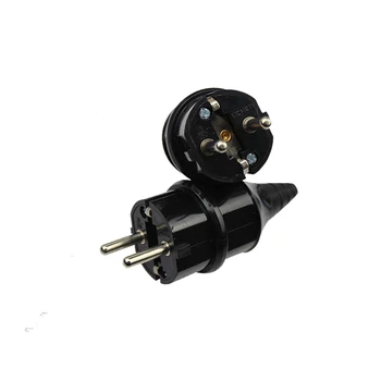 European 2p Elcectrical AC 250V 16A EU Germany Cord Cable Power Plug Detachable Wiring Power Plug Wired Adaptor Converter
European 2p Elcectrical AC 250V 16A EU Germany Cord Cable Power Plug Detachable Wiring Power Plug Wired Adaptor Converter