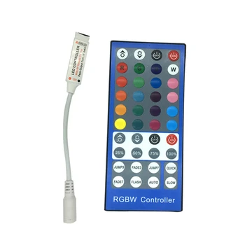 Mini RF Wireless Smart Controller 4 Channels with 40 Keys Remote Control for RGBW LED Strip Light Lamp DC5-24V Controller
Mini RF Wireless Smart Controller 4 Channels with 40 Keys Remote Control for RGBW LED Strip Light Lamp DC5-24V Controller