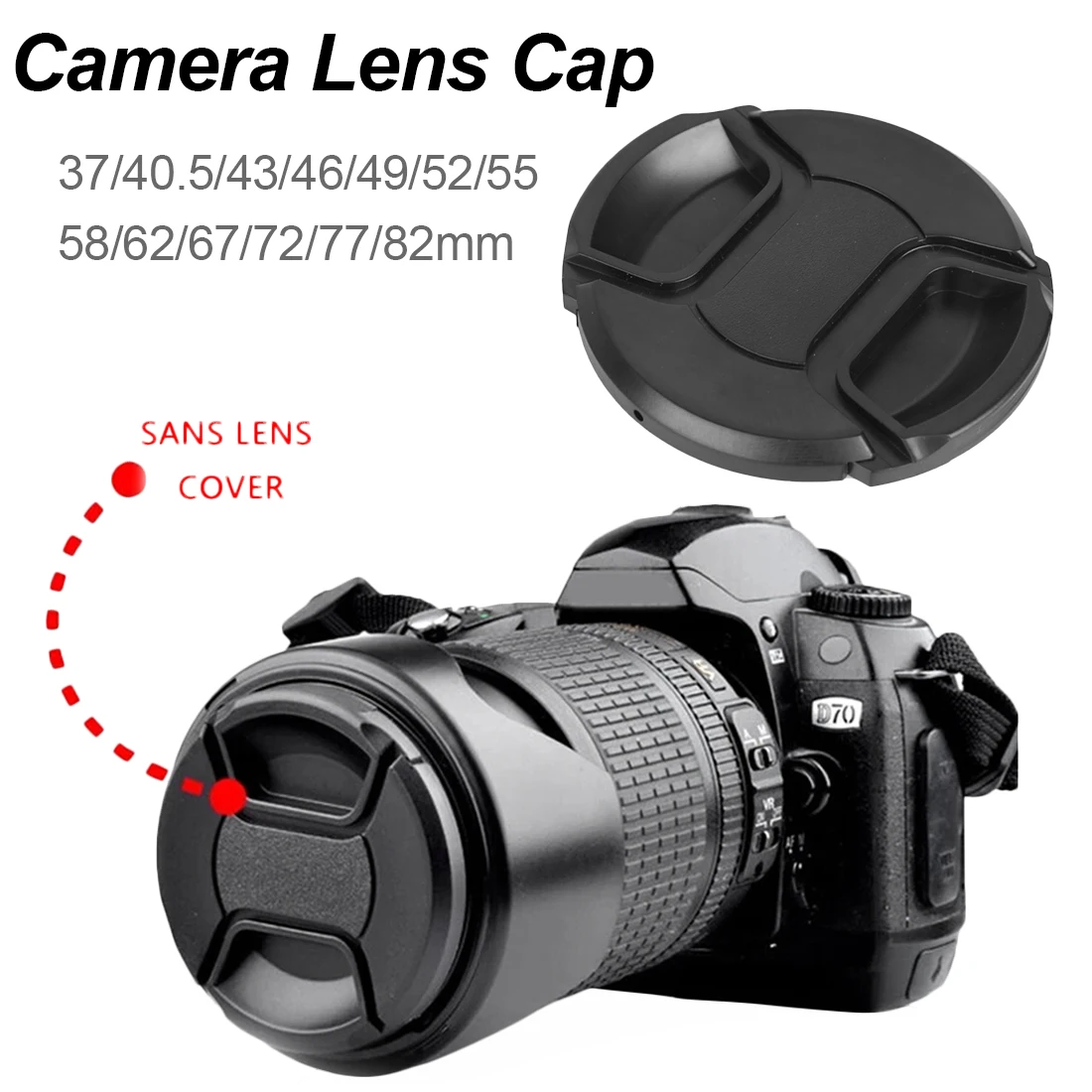 Professional Protective Lens Cap For Canon/Nikon/Pentax/Sony ABS Dust-proof Camera Lens Protector Cover With Anti-lost Rope
Professional Protective Lens Cap For Canon/Nikon/Pentax/Sony ABS Dust-proof Camera Lens Protector Cover With Anti-lost Rope