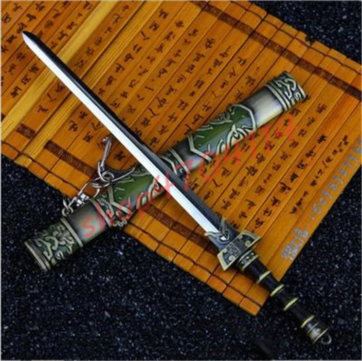Exquisite Alloy Weapon Models - Miniature Tianya Mingyue Sword, Crafts, Decorations, Collections of Exquisite Model
Exquisite Alloy Weapon Models - Miniature Tianya Mingyue Sword, Crafts, Decorations, Collections of Exquisite Model
