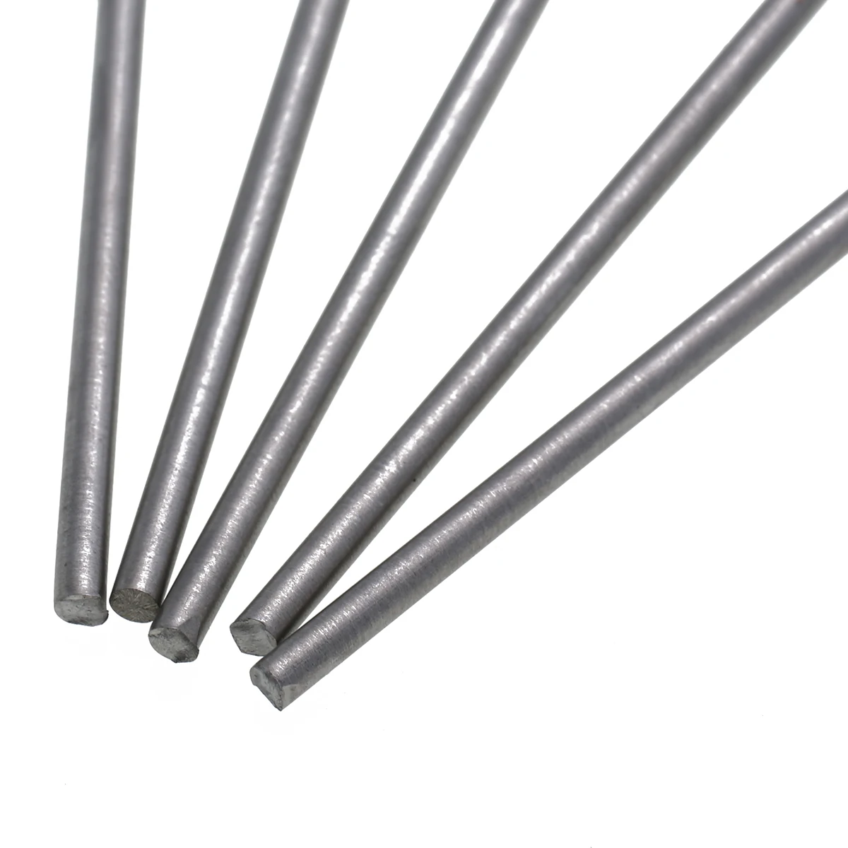 5pcs/set High Quality Titanium Ti Grade 5 GR5 Metal Rods Stick Bar Shaft 3mm*25cm For Industry Tool