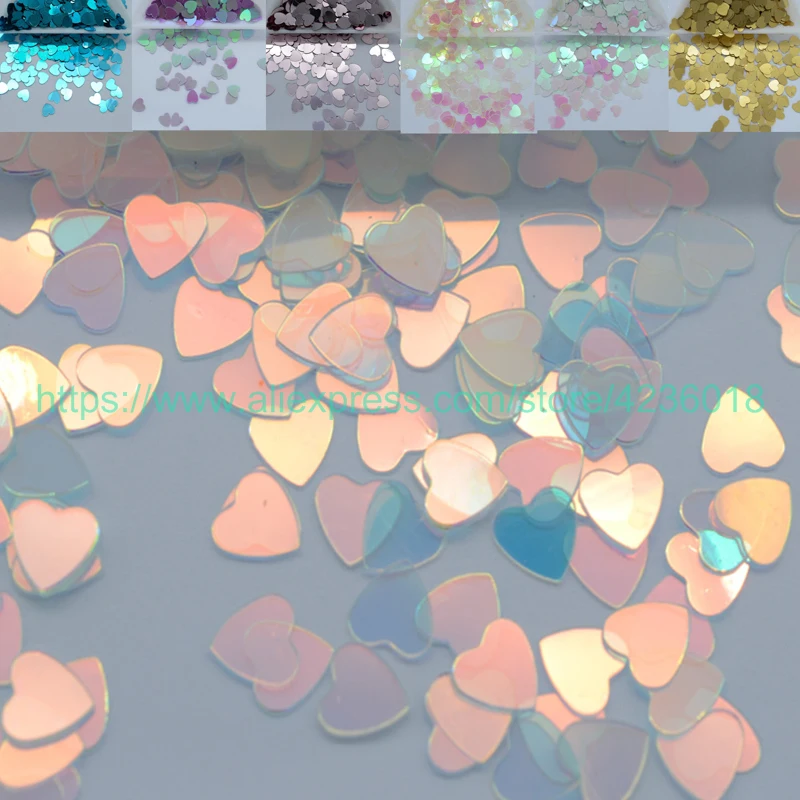 Sequin 25g 5-6mm Heart Flat Shape PVC Loose Sequins For Crafts Paillettes Sewing Decoration Handcraft DIY Scrapbook Accessory
Sequin 25g 5-6mm Heart Flat Shape PVC Loose Sequins For Crafts Paillettes Sewing Decoration Handcraft DIY Scrapbook Accessory