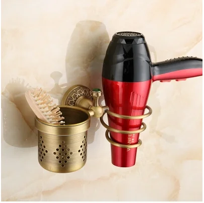 Europe antique bathroom storage rack wall mounted multifunction hair dryer holder with bolt bathroom accessories set
Europe antique bathroom storage rack wall mounted multifunction hair dryer holder with bolt bathroom accessories set