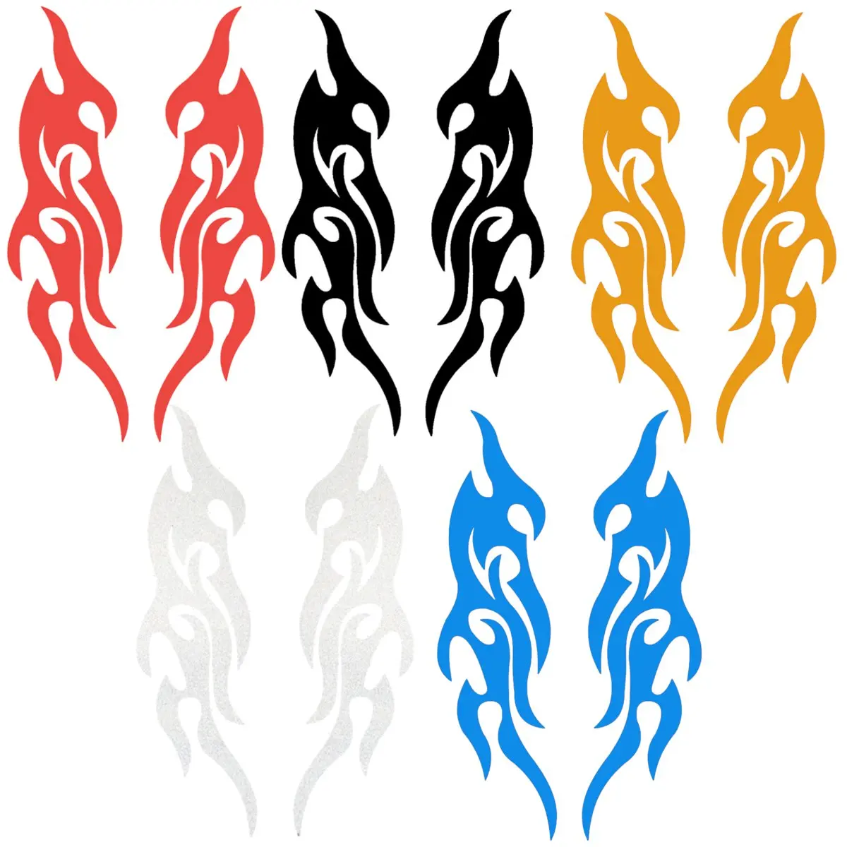 Pair 31.5 x 8.7cm Universal Car Trunk Fire Flame Vinyl Decor Decal Sticker For Body Door Bumper Hood Waterproof
Pair 31.5 x 8.7cm Universal Car Trunk Fire Flame Vinyl Decor Decal Sticker For Body Door Bumper Hood Waterproof