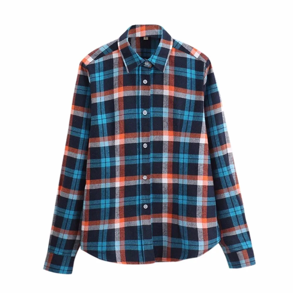 Free Ostrich 2019 cotton Checkered plaid blouses shirt Cage female long sleeve casual women plus size shirt tops C0940
Free Ostrich 2019 cotton Checkered plaid blouses shirt Cage female long sleeve casual women plus size shirt tops C0940