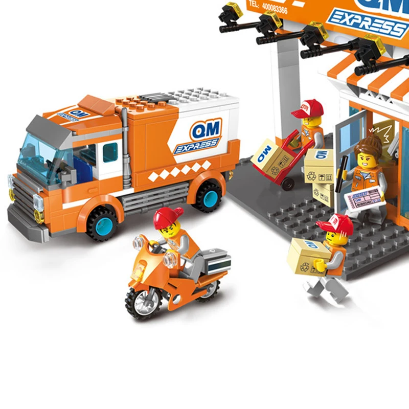 337pcs Children's educational building blocks toy Compatible Legoingly city series express delivery car DIY figures Bricks gifts
337pcs Children's educational building blocks toy Compatible Legoingly city series express delivery car DIY figures Bricks gifts