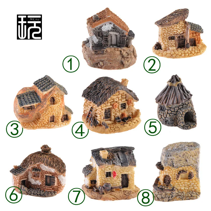 Resin House Model Forest Cottages Terrarium Figurines Fairy Mini Garden Decoration Micro Landscape Miniatures
Resin House Model Forest Cottages Terrarium Figurines Fairy Mini Garden Decoration Micro Landscape Miniatures