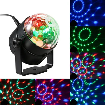 Voice Activated Stage Light DC5V 3W Mini RGB LED Car Magic Ball Light USB Powered Operated Colorful Disco DJ Lighting
Voice Activated Stage Light DC5V 3W Mini RGB LED Car Magic Ball Light USB Powered Operated Colorful Disco DJ Lighting