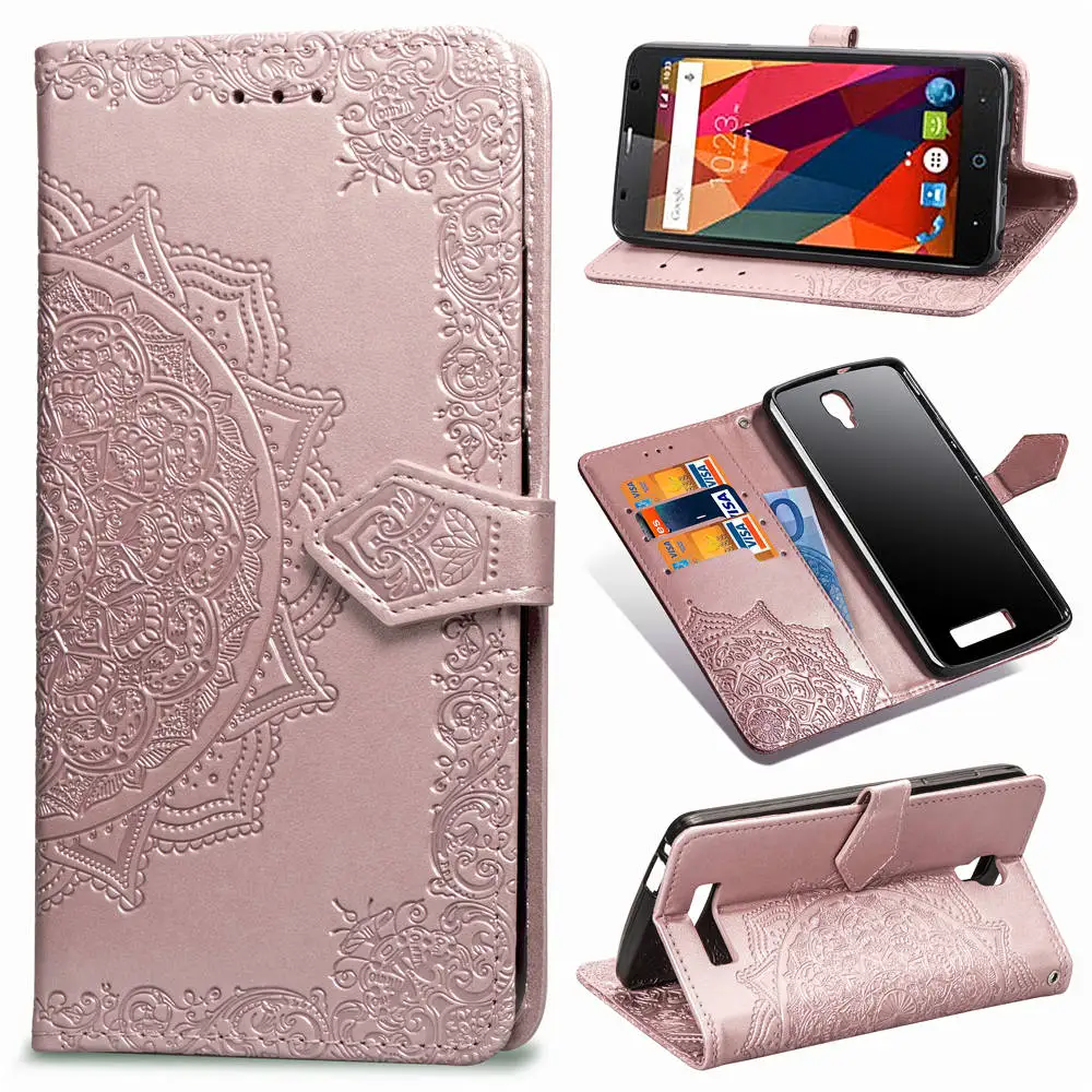 Кожаный чехол книжка из искусственной кожи бумажник для ZTE Blade A510 L5 Plus сумка