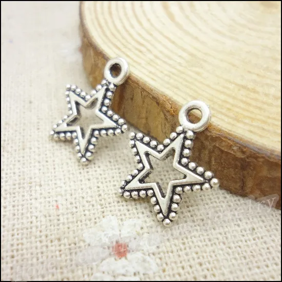 175 pcs Charms Five-pointed star Pendant Tibetan silver Zinc Alloy Fit Bracelet Necklace DIY Metal Jewelry Findings
175 pcs Charms Five-pointed star Pendant Tibetan silver Zinc Alloy Fit Bracelet Necklace DIY Metal Jewelry Findings