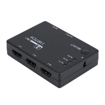 3 in 1 out HDMI Switcher Splitter 1080P with IR Remote for PS3 PS4 for Xbox 360 PC DV DVD HDTV-ABS Black
3 in 1 out HDMI Switcher Splitter 1080P with IR Remote for PS3 PS4 for Xbox 360 PC DV DVD HDTV-ABS Black