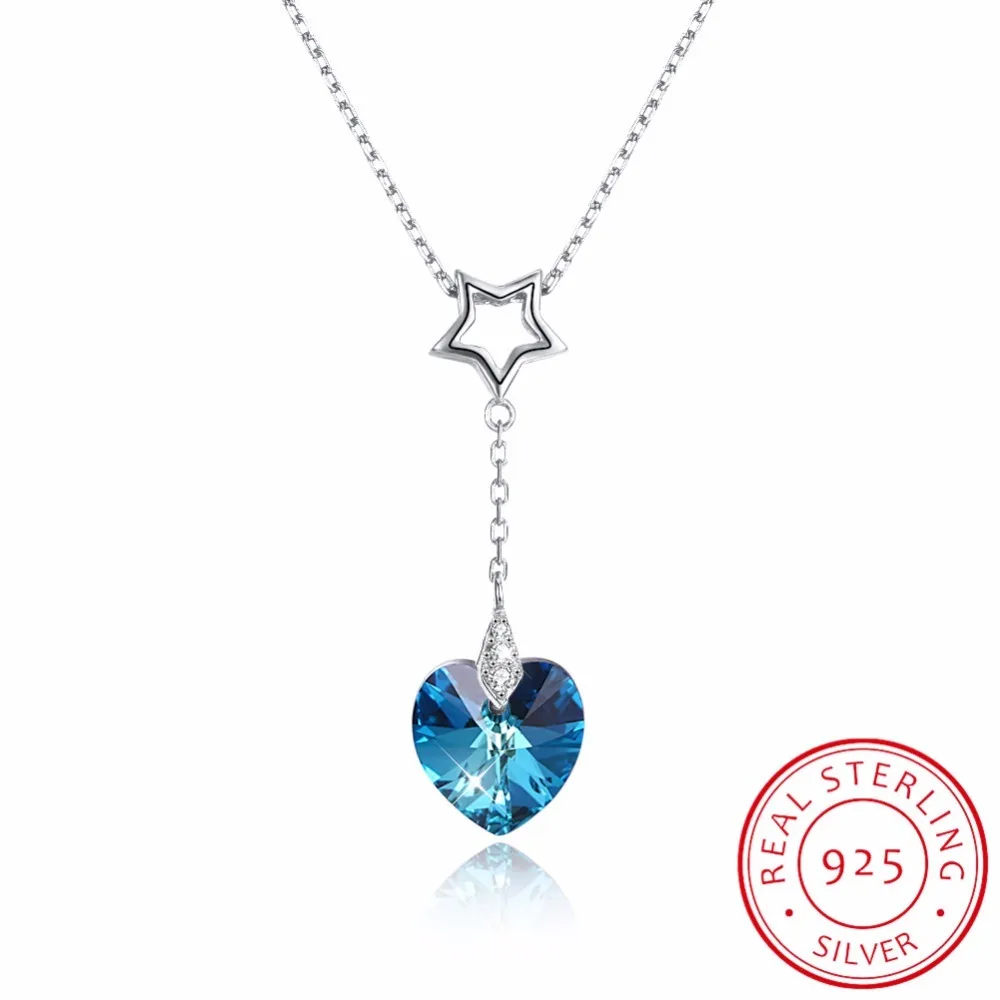 Lekani Romantic Heart Crystals From Swarovski Necklace Pendant For Women Chic S925 Silver Colorful Beads Chain Fine Jewelry
Lekani Romantic Heart Crystals From Swarovski Necklace Pendant For Women Chic S925 Silver Colorful Beads Chain Fine Jewelry