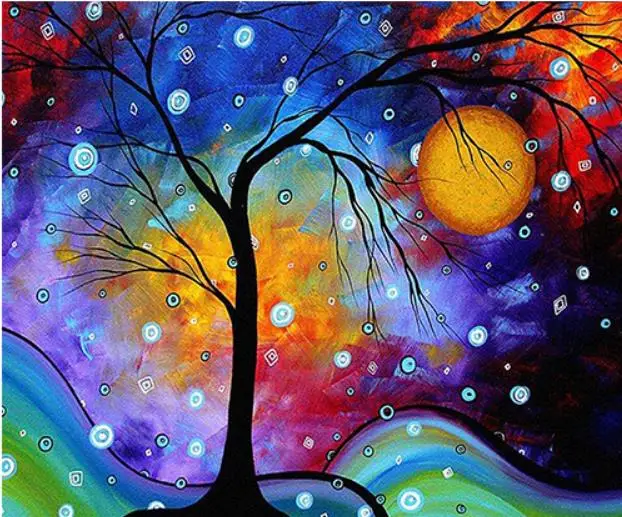 5D DIY Diamond Painting Color trees Full Scenery Rhinestone cross stitch kits handmade embroider Christmas love Gift
5D DIY Diamond Painting Color trees Full Scenery Rhinestone cross stitch kits handmade embroider Christmas love Gift