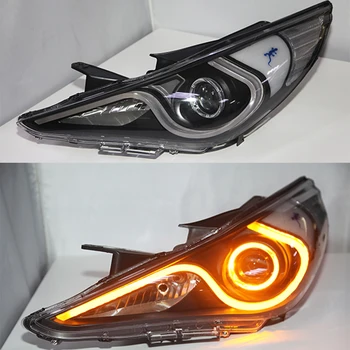 For Sonata I45 LED Strip Head Lamp For HYUNDAI 2009 2010 2011 2012 2013 2014 Year Double Color With Daytime Running Lights
For Sonata I45 LED Strip Head Lamp For HYUNDAI 2009 2010 2011 2012 2013 2014 Year Double Color With Daytime Running Lights