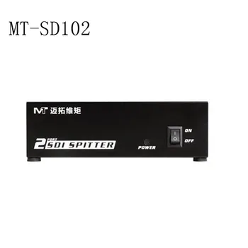 Original MT-SD102 3G SDI 1x2 Splitter supports bit rates up to 2.970 Gbps and supports SD-SDI, HD-SDI, and 3G-SDI video signals
Original MT-SD102 3G SDI 1x2 Splitter supports bit rates up to 2.970 Gbps and supports SD-SDI, HD-SDI, and 3G-SDI video signals