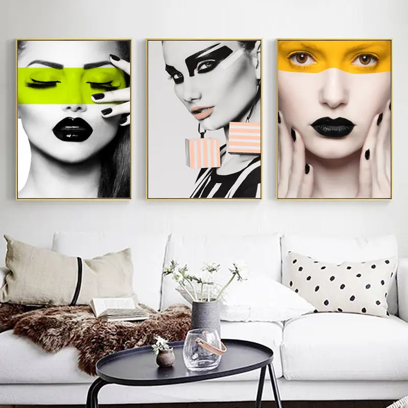 Nordic Girls Wall Art Pictures for Home Decor Beauty Salon Wall Canvas Painting Fashion Makeup Prints PD2596
Nordic Girls Wall Art Pictures for Home Decor Beauty Salon Wall Canvas Painting Fashion Makeup Prints PD2596