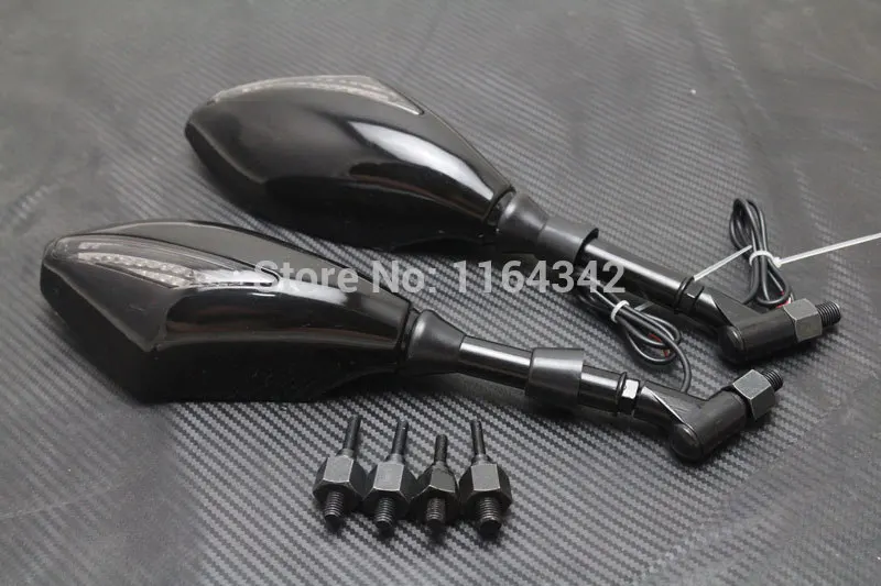LED Motorcycle Turn lights Side Mirrors For Yamaha fz1 fz6 xj6 ybr Suzuki bandit 650 600 1200 Ducati monster 600 750
LED Motorcycle Turn lights Side Mirrors For Yamaha fz1 fz6 xj6 ybr Suzuki bandit 650 600 1200 Ducati monster 600 750