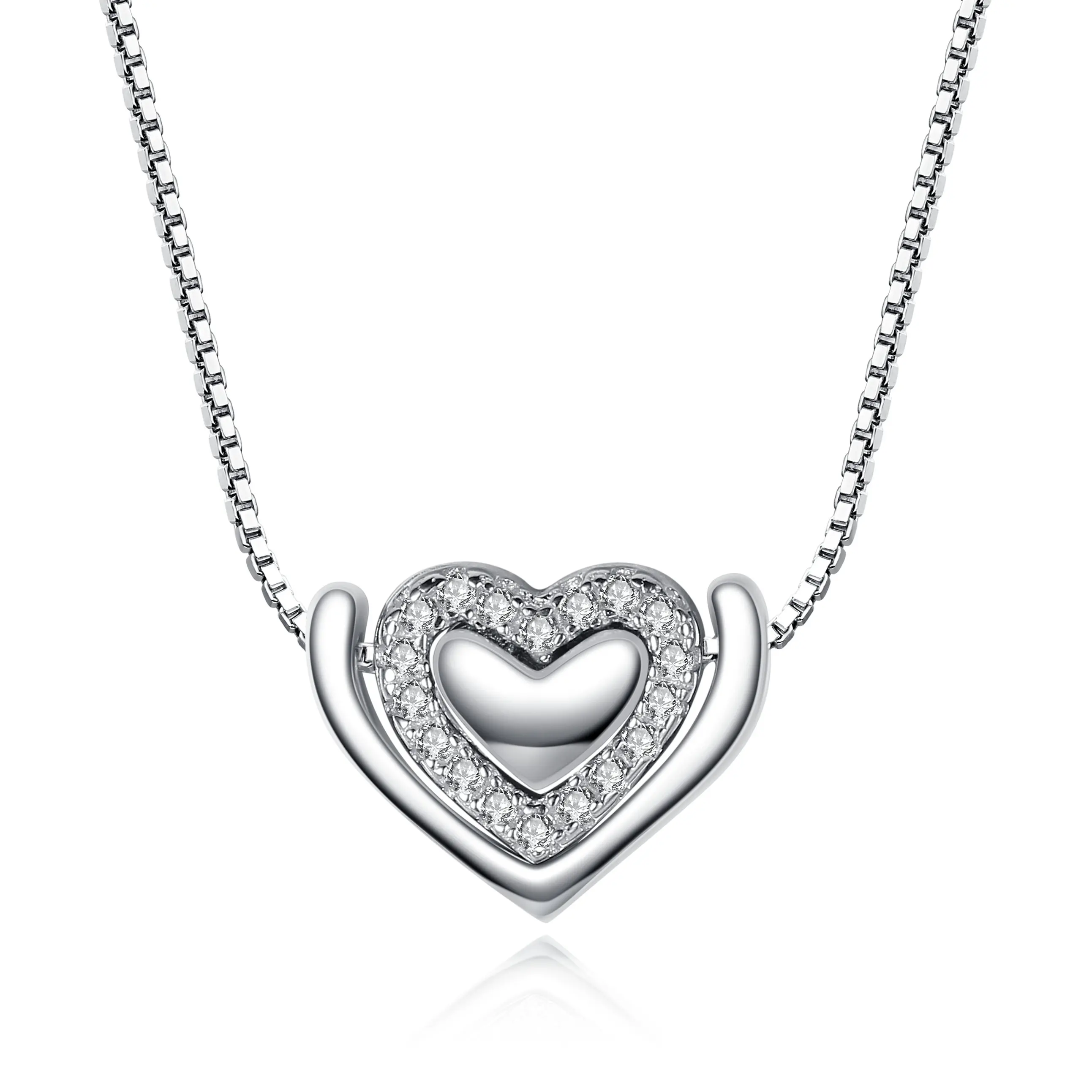2018 New 925 Sterling Silver New Fashion AAA Austrian Cubic Zirconia Heart Pendants Necklaces For Women Jewelry DIY Gifts
2018 New 925 Sterling Silver New Fashion AAA Austrian Cubic Zirconia Heart Pendants Necklaces For Women Jewelry DIY Gifts