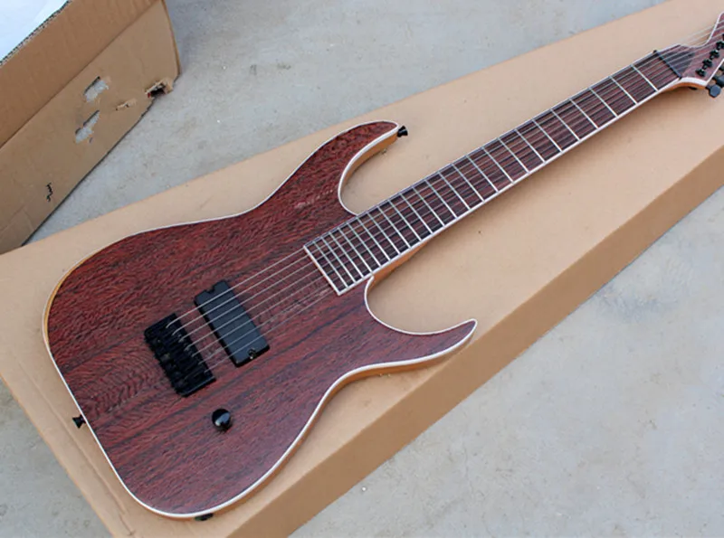 Factory Custm Red Brown 7-String Electric Guitar with Ash Body, 24 Frets,Black Hardwares,White Binding,Offer Customized
Factory Custm Red Brown 7-String Electric Guitar with Ash Body, 24 Frets,Black Hardwares,White Binding,Offer Customized