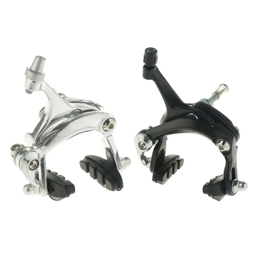 2pcs Brake Caliper Set Aluminum Alloy Dual Pivot Front&Rear Road Bike Brake Calipers Replacement for Most Bicycles Black Silver
2pcs Brake Caliper Set Aluminum Alloy Dual Pivot Front&Rear Road Bike Brake Calipers Replacement for Most Bicycles Black Silver
