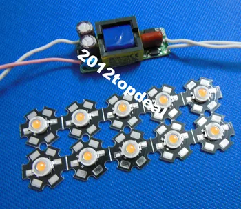 10pcs 3W full spectrum LED 380-840nm + 1pcs 600mA LED built in bare plate drive DIY 30W light plant growth lamp
10pcs 3W full spectrum LED 380-840nm + 1pcs 600mA LED built in bare plate drive DIY 30W light plant growth lamp
