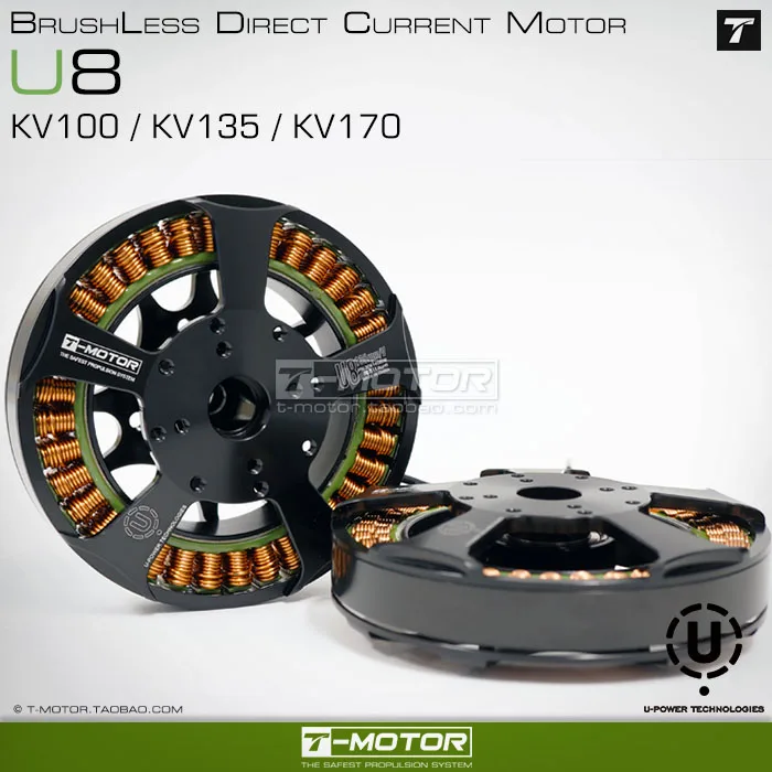 High-efficiency multi-axis/rotor disc type brushless motor U-POWER U8 Efficiency Series
High-efficiency multi-axis/rotor disc type brushless motor U-POWER U8 Efficiency Series