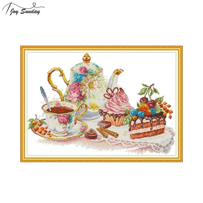 Joy Sunday Afternoon Tea 6 Counted Cross Stitch Kits for Embroidery Kit 11 14CT Printed Canvas DIY Crafts Needlework DMC Threads
Joy Sunday Afternoon Tea 6 Counted Cross Stitch Kits for Embroidery Kit 11 14CT Printed Canvas DIY Crafts Needlework DMC Threads