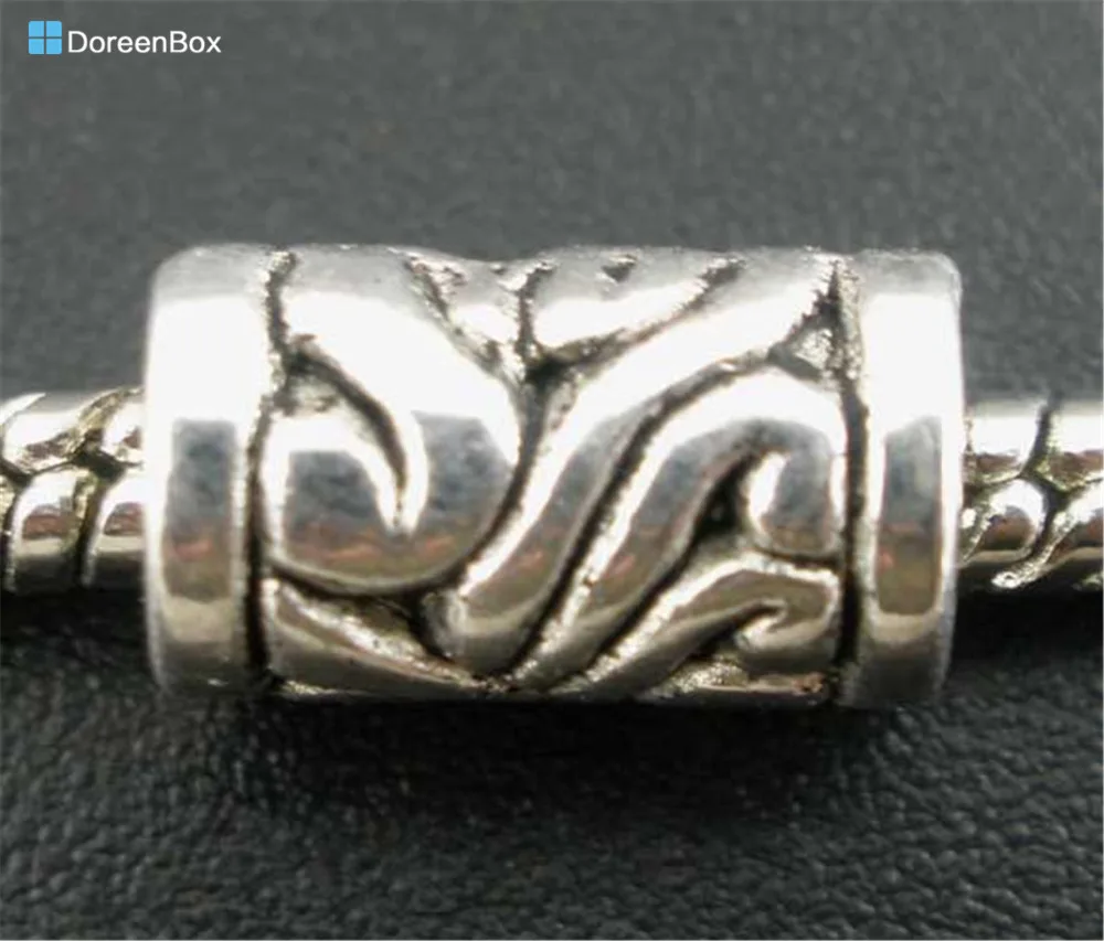 Doreen Box hot- 50PCs Antique Silver Pattern Tube Spacers Beads Findings 11x6mm (B02821)
Doreen Box hot- 50PCs Antique Silver Pattern Tube Spacers Beads Findings 11x6mm (B02821)