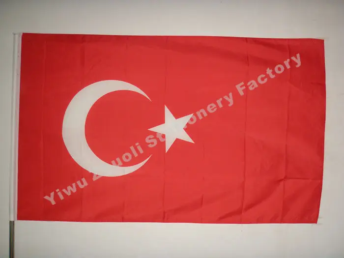 Turkey Flag 150X90cm (3x5FT) 115g 100D Polyester Double Stitched High Quality Free Shipping Banners The Republic Of Turkey
Turkey Flag 150X90cm (3x5FT) 115g 100D Polyester Double Stitched High Quality Free Shipping Banners The Republic Of Turkey