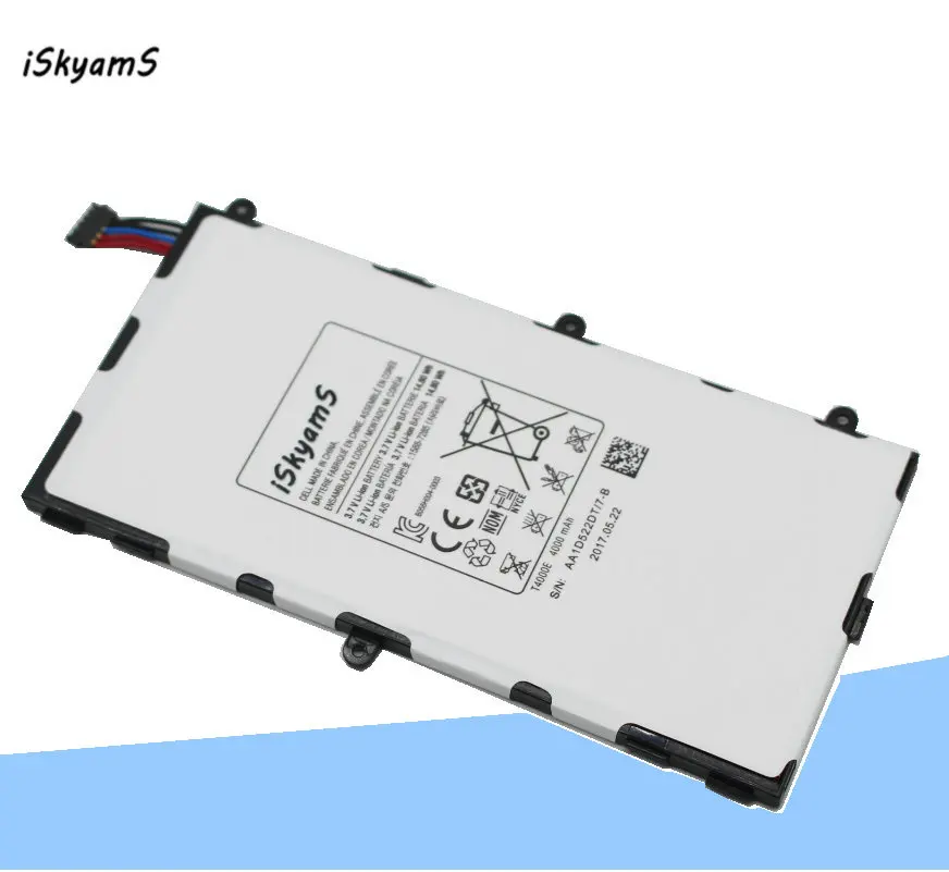 1x 4000mAh T4000E Replacement Battery For Samsung Galaxy Tab Tablet 3 7.0 T211 T210 T215 T210R T217A SM-T210R T2105 P3210 P3200
1x 4000mAh T4000E Replacement Battery For Samsung Galaxy Tab Tablet 3 7.0 T211 T210 T215 T210R T217A SM-T210R T2105 P3210 P3200