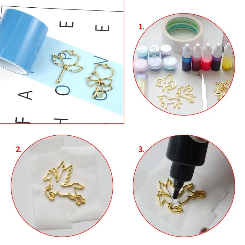1 Roll 5m UV Tape DIY Epoxy Resin Crafts Tools Metal Frame Anti-leak Glue Adhesive Transparent Jewelry Making Tools
1 Roll 5m UV Tape DIY Epoxy Resin Crafts Tools Metal Frame Anti-leak Glue Adhesive Transparent Jewelry Making Tools