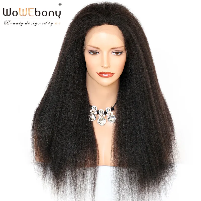 200% High Density Kinky Straight Full Lace Human Hair Wigs Brazilian Remy Hair Full Lace Wig For Black Women Pre-plucked
200% High Density Kinky Straight Full Lace Human Hair Wigs Brazilian Remy Hair Full Lace Wig For Black Women Pre-plucked