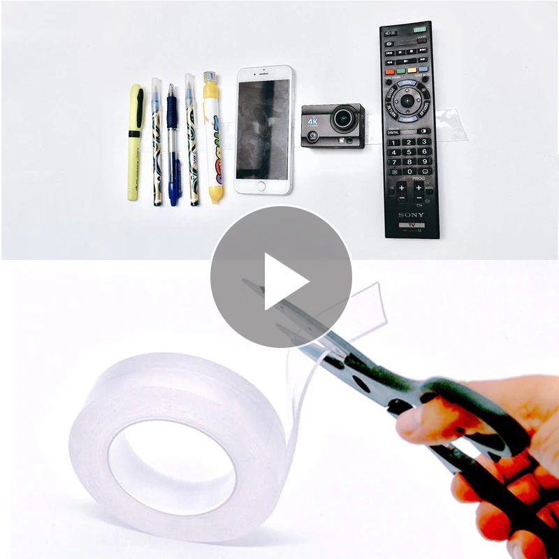 1M/3M/5M Reusable Life Magic Tape Seamless Hook Nano-sol All-purpose Tape Convenience Tape Double-sided Adhesive
1M/3M/5M Reusable Life Magic Tape Seamless Hook Nano-sol All-purpose Tape Convenience Tape Double-sided Adhesive
