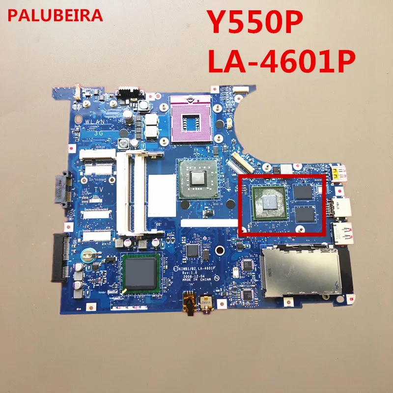 Материнская плата для ноутбука Lenovo Ideapad Y550P KIWB1/B2 LA-4601P 100% высокое качество |