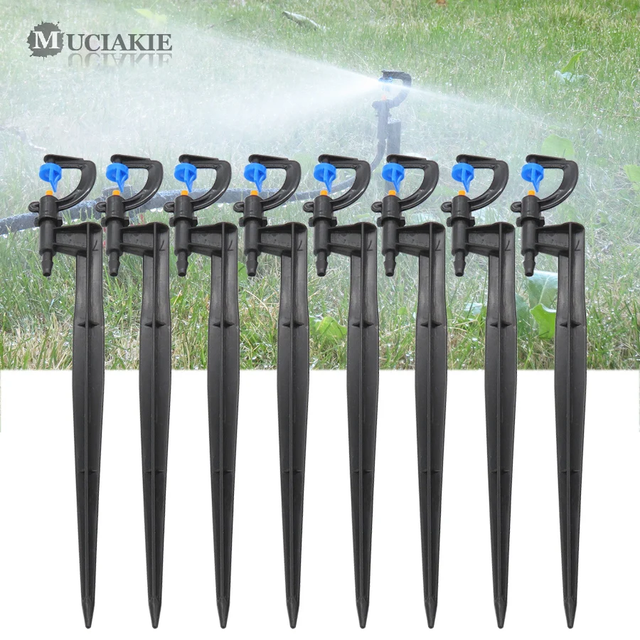 MUCIAKIE 50PCS 24CM 180 Degrees Mist Nozzles on Stake Garden Irrigation Micro Drip Sprinklers Sprays Gardening Supplies Head
MUCIAKIE 50PCS 24CM 180 Degrees Mist Nozzles on Stake Garden Irrigation Micro Drip Sprinklers Sprays Gardening Supplies Head