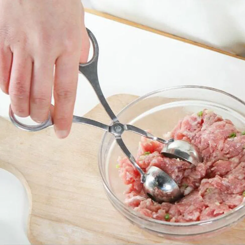 Poultry Chicken Meat Baller Fish Ball Meatball Maker Stainless Steel IceCream Scoop Melon Baller Kitchen Accessories
Poultry Chicken Meat Baller Fish Ball Meatball Maker Stainless Steel IceCream Scoop Melon Baller Kitchen Accessories