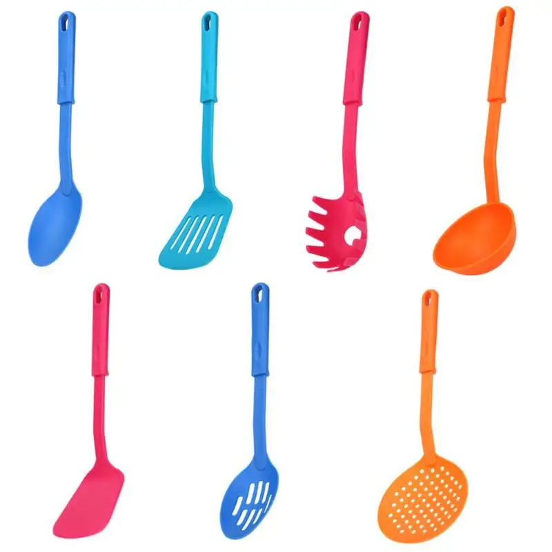 Non-Stick Cookware Silicone Kitchenware Cooking Spoon Utensil with Stainless Steel Handle Design of Hook with Hole Easy Clean
Non-Stick Cookware Silicone Kitchenware Cooking Spoon Utensil with Stainless Steel Handle Design of Hook with Hole Easy Clean