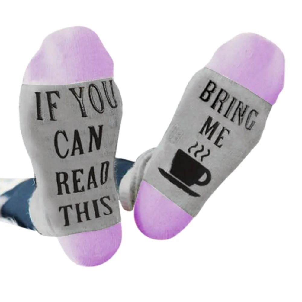 Custom Wine Letter Print Socks If You Can Read This Bring Me a Glass of Wine Socks Autumn Spring Fall Winter 2018 new 40H
Custom Wine Letter Print Socks If You Can Read This Bring Me a Glass of Wine Socks Autumn Spring Fall Winter 2018 new 40H