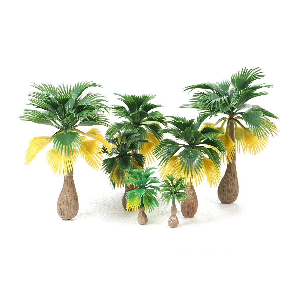 15pcs/set Green Miniature Landscape Scenery Model Palm Tree Railroad Layout Model Train Trees Rain Forest Toys Scale 1:100-1:300
15pcs/set Green Miniature Landscape Scenery Model Palm Tree Railroad Layout Model Train Trees Rain Forest Toys Scale 1:100-1:300