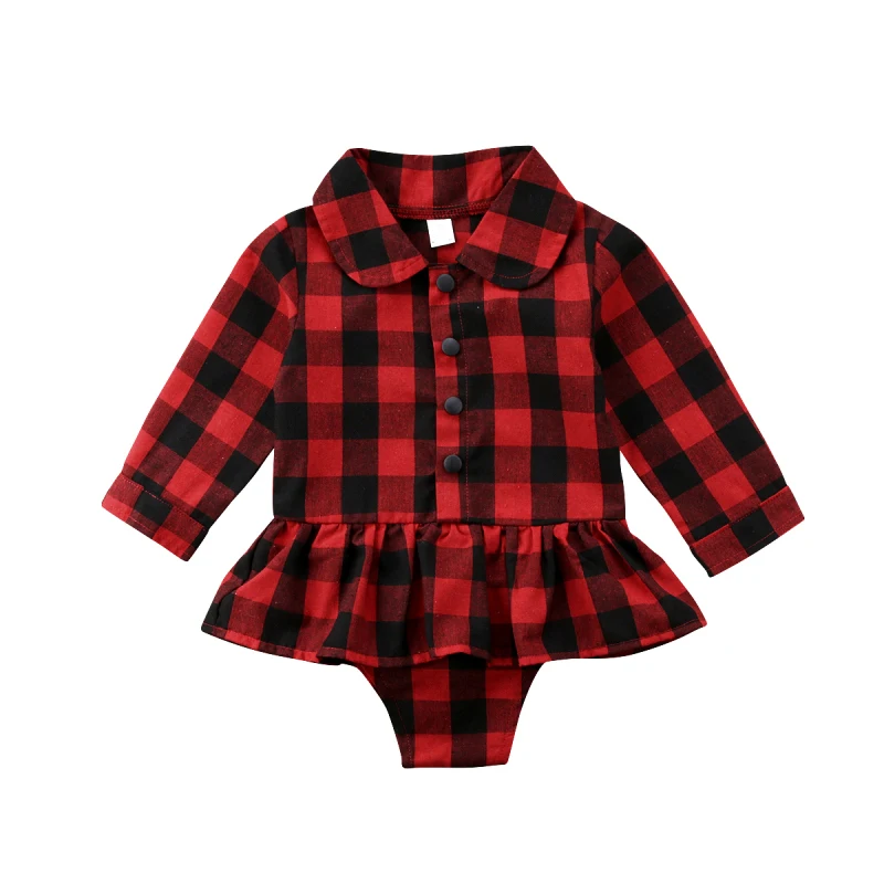 Newborn Infant Baby Girl Bodysuits Red Plaid Cotton Spring Long Sleeve Bodysuit Jumpsuit Girls Clothing Cute Outfit
Newborn Infant Baby Girl Bodysuits Red Plaid Cotton Spring Long Sleeve Bodysuit Jumpsuit Girls Clothing Cute Outfit