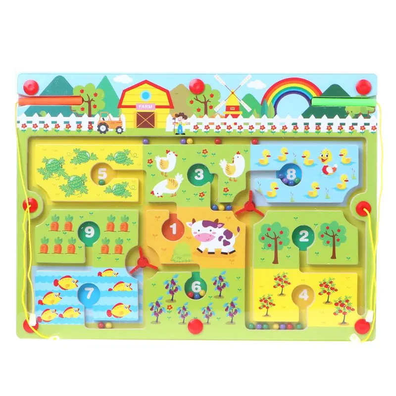Wood Cartoon Maze Puzzle Magnetic Pen Kids Early Learn Baby Educational Intelligence Development Exercising Tool Birthday Gift
Wood Cartoon Maze Puzzle Magnetic Pen Kids Early Learn Baby Educational Intelligence Development Exercising Tool Birthday Gift