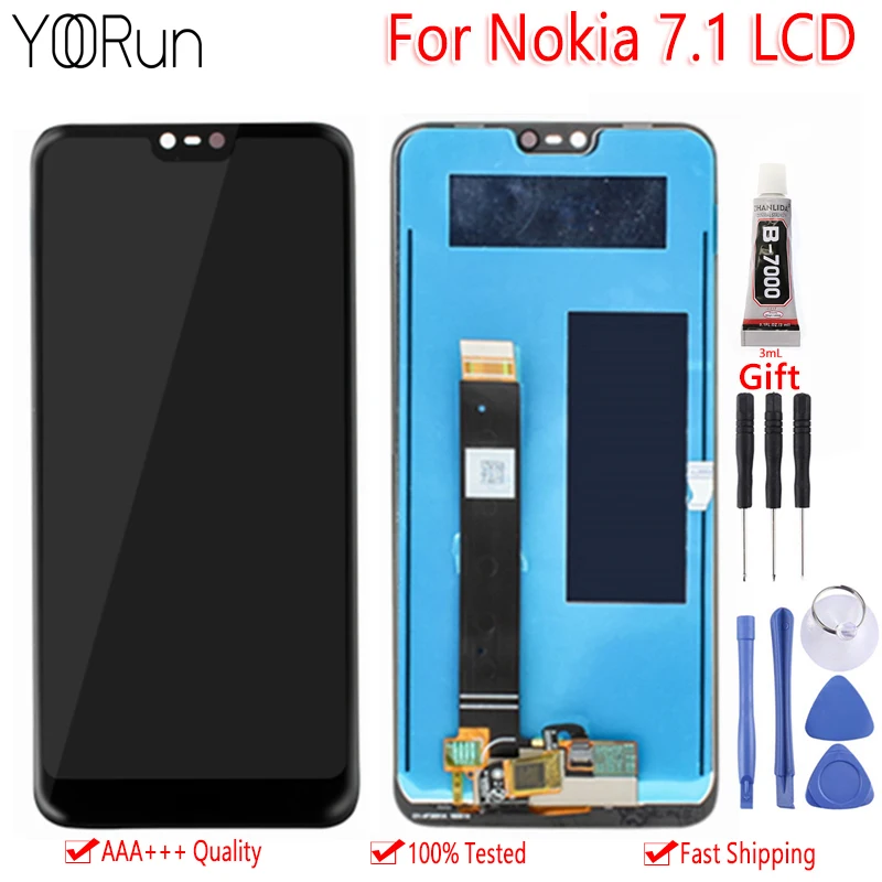 5.84" Original AAA+++ For Nokia 7.1 LCD Display Touch Screen Digitizer Assembly Replacement Parts 2280x1080 For Nokia 7.1 LCD
5.84" Original AAA+++ For Nokia 7.1 LCD Display Touch Screen Digitizer Assembly Replacement Parts 2280x1080 For Nokia 7.1 LCD