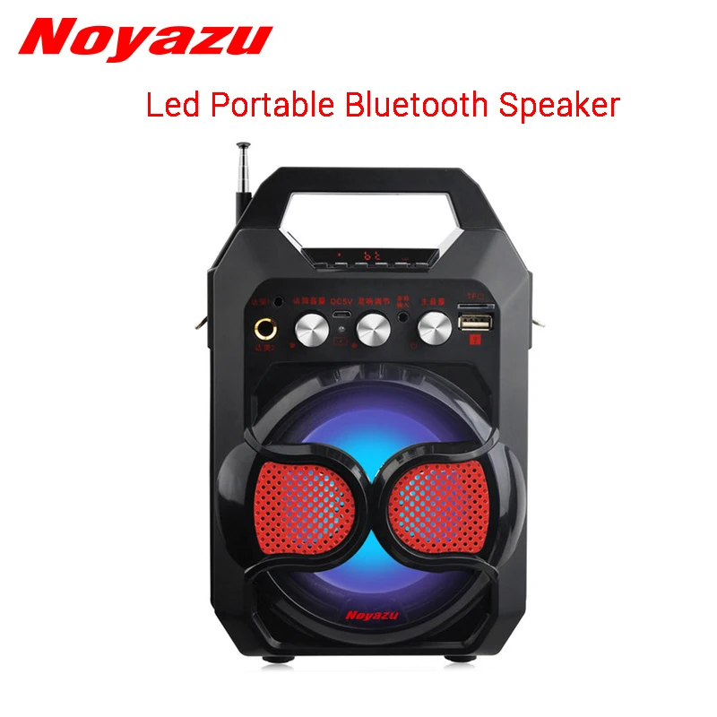 Noyazu Portable Wireless Bluetooth Speaker Mini Loudspeaker Flashing Lights LED Speaker FM Recorder Support TF Card USB Play
Noyazu Portable Wireless Bluetooth Speaker Mini Loudspeaker Flashing Lights LED Speaker FM Recorder Support TF Card USB Play