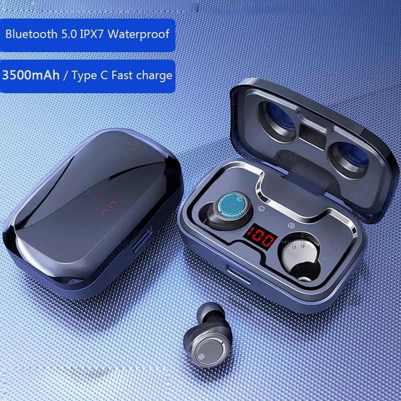 TWS-X10 Bluetooth Headphone V5.0 Touch Sports Wireless Earphones 3D Stereo Earbuds Mini Dual Mic With 3500mAh Charging box
TWS-X10 Bluetooth Headphone V5.0 Touch Sports Wireless Earphones 3D Stereo Earbuds Mini Dual Mic With 3500mAh Charging box