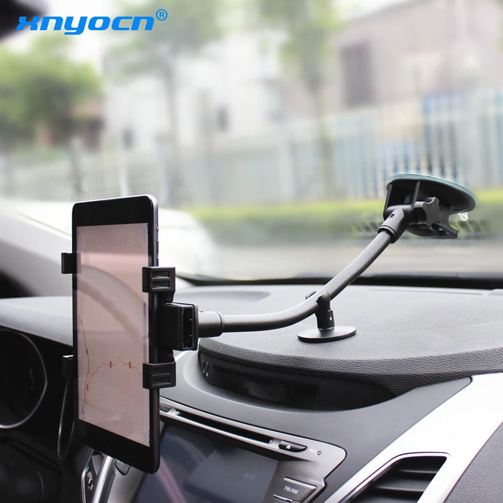 Universal Tab Car Holder Tablet Windshield Stand Mount Long Arm Support Holders 360 Rotation with 7'' & 11'' Holder for Tablet
Universal Tab Car Holder Tablet Windshield Stand Mount Long Arm Support Holders 360 Rotation with 7'' & 11'' Holder for Tablet
