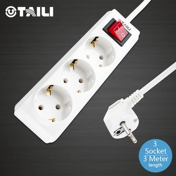 TAILI EU standard German extension socket multiple socket outlet portable socket combo socket TL42330SG-B
TAILI EU standard German extension socket multiple socket outlet portable socket combo socket TL42330SG-B