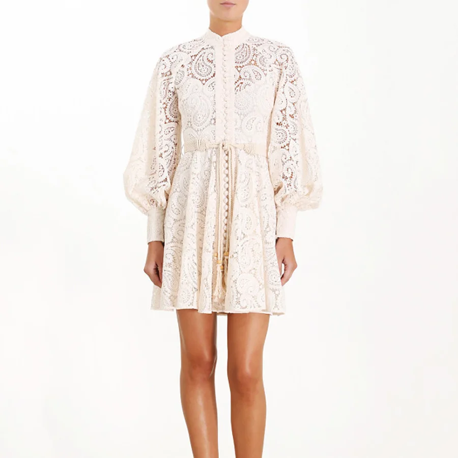 New Arrive 2019 Summer Solid Apricot Vintage Style Women Dress Lace Floral Embroidered Slim Hollow Out Puff Sleeve Mini Dress
New Arrive 2019 Summer Solid Apricot Vintage Style Women Dress Lace Floral Embroidered Slim Hollow Out Puff Sleeve Mini Dress